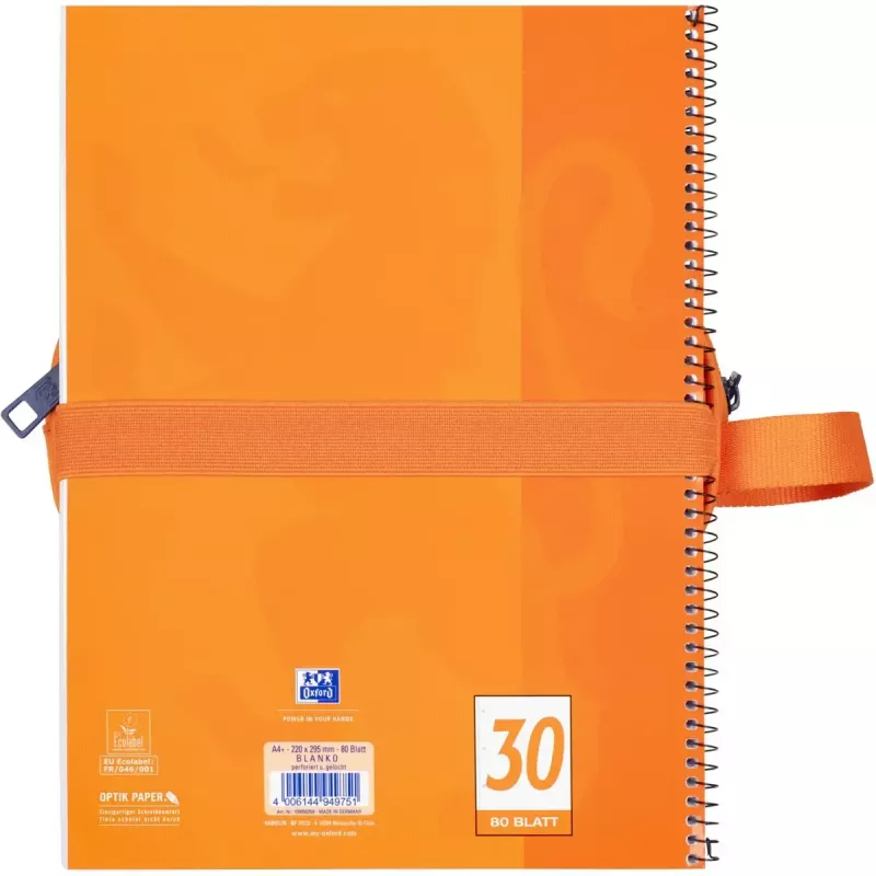 Astuccio morbido Oxford 400183506 arancione 220x70x90 mm
