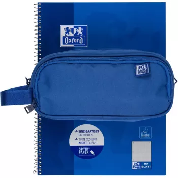 Astuccio morbido Oxford 400183522 blu 220x70x90 mm