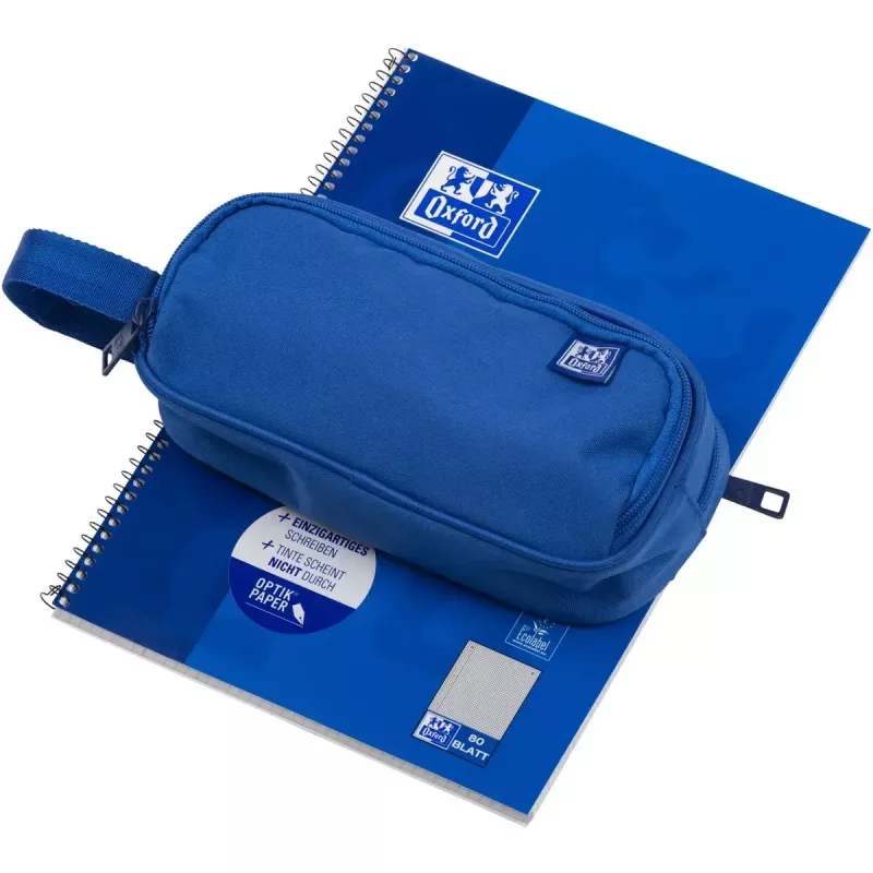 Astuccio morbido Oxford 400183522 blu 220x70x90 mm