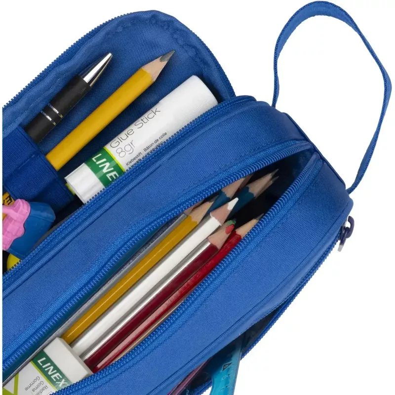 Astuccio morbido Oxford 400183522 blu 220x70x90 mm