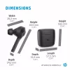 HP Wireless Earbuds G2, wireless, musica, 12 g, cuffie, nero