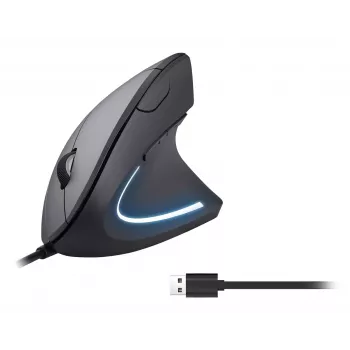 Equip 245118 mouse universale per destrimani USB Type-A ottico 3200 DPI