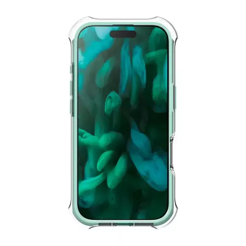 Custodia per cellulare LAUT AERO PROTECT menta trasparente per iPhone 17