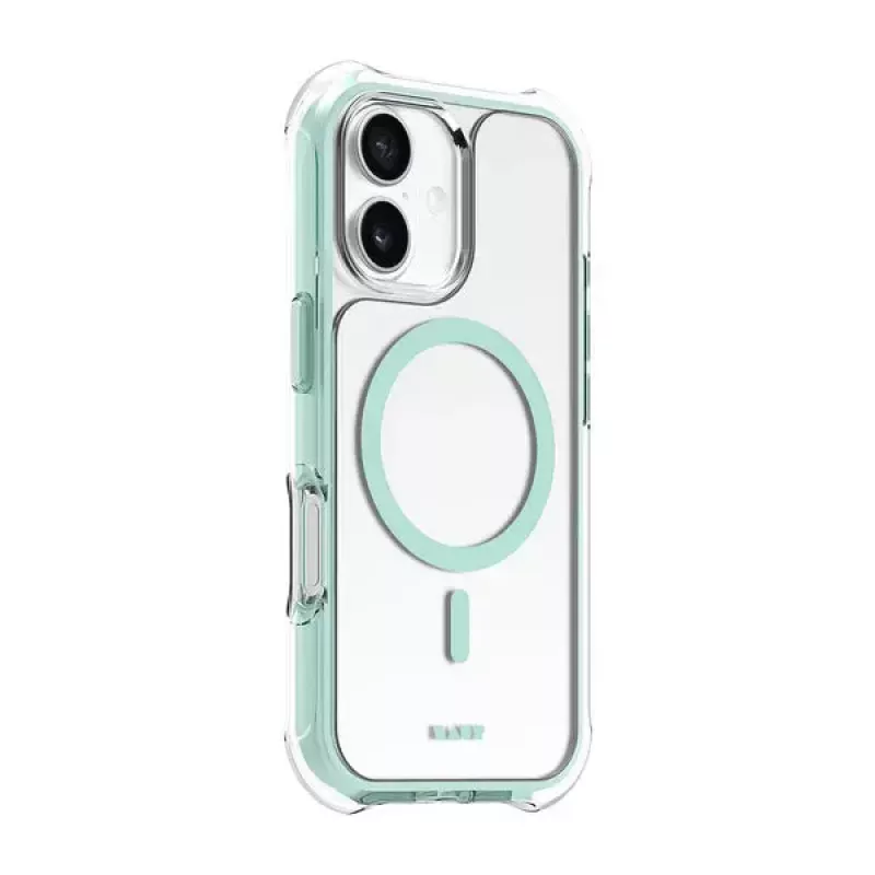 Custodia per cellulare LAUT AERO PROTECT menta trasparente per iPhone 17
