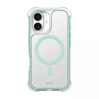 Custodia per cellulare LAUT AERO PROTECT menta trasparente per iPhone 17
