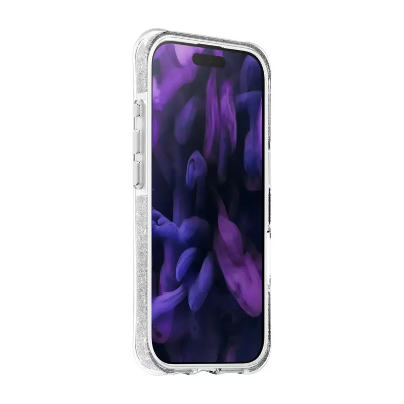 Cover LAUT AERO SPARKLE iPhone 17 16 cm argento trasparente