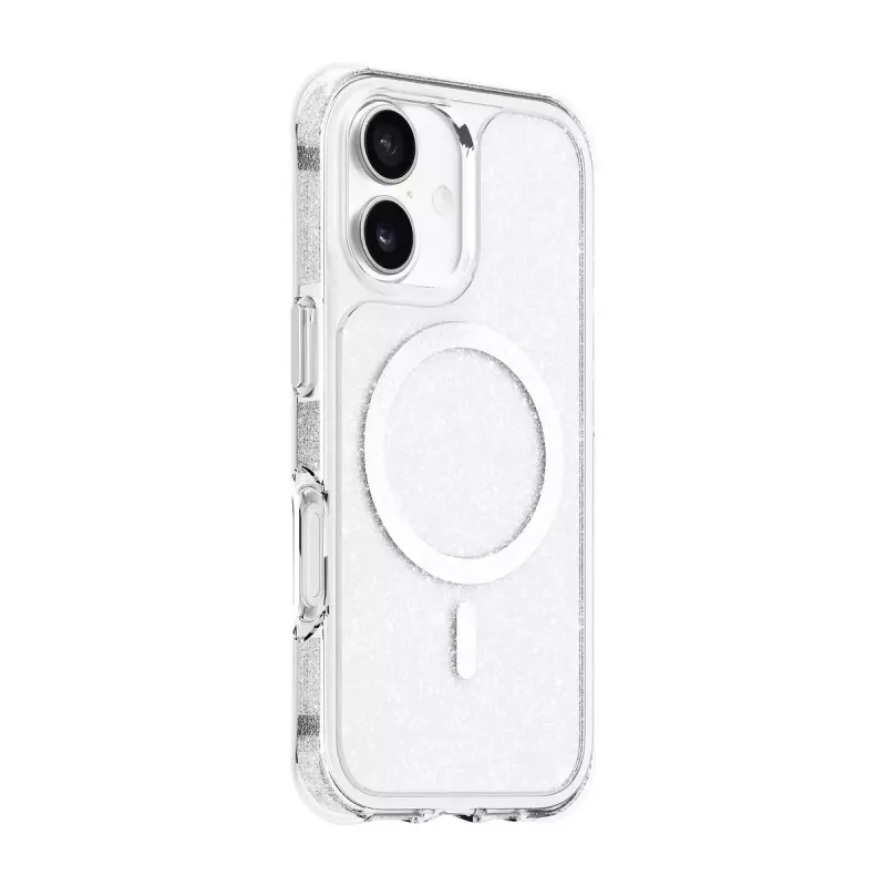 Cover LAUT AERO SPARKLE iPhone 17 16 cm argento trasparente