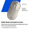 Mouse wireless HP 400 silenzioso blu ambidestro 6000 DPI 5 tasti