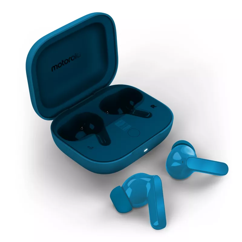 Motorola Moto Buds Bass cuffie True Wireless Stereo (TWS) in-ear per chiamate/musica Bluetooth blu