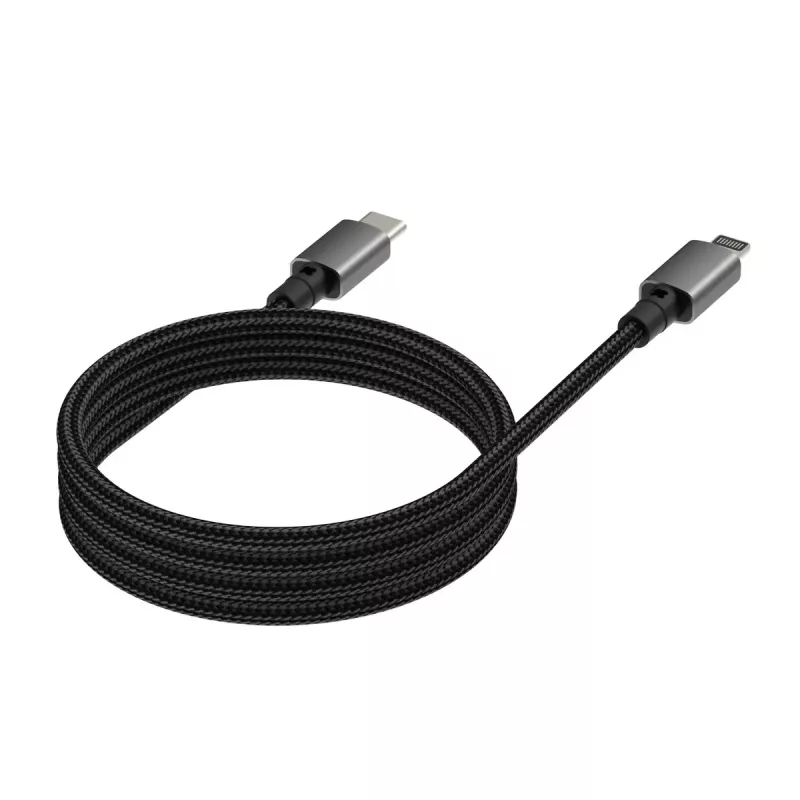 Vision TC 1MLTGMAG/BL cavo Lightning magnetico, 1 m, nero