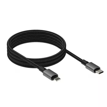 Vision TC 1MLTGMAG/BL cavo Lightning magnetico, 1 m, nero