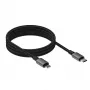 Vision TC 1MLTGMAG/BL cavo Lightning magnetico, 1 m, nero