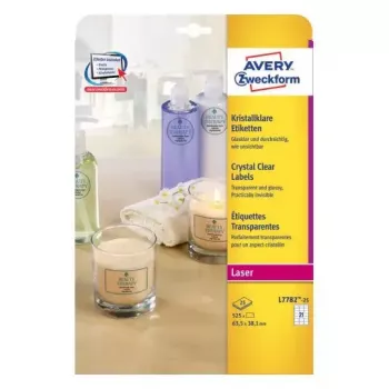 Etichetta adesiva Avery L7782-25 rettangolo arrotondato