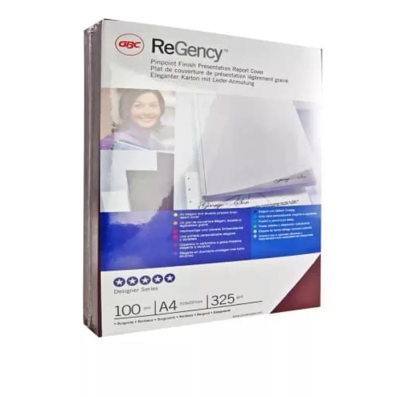 GBC Copertine rilegatura ReGency A4 325 g/m², A4, blu, 210 mm, 297 mm, 40 mm, 2 kg