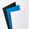 GBC LeatherGrain copertine per rilegatura A5, 250 g/m², bianco, 50 pz (4400015)