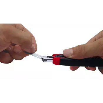Taglierino a scatto Wedo 78 409 nero rosso