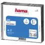 Hama Custodia jewel case slim per CD 1 disco trasparente