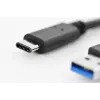 Cavo USB Digitus DK-300136-010-S USB 2.0 1 m USB C USB A nero
