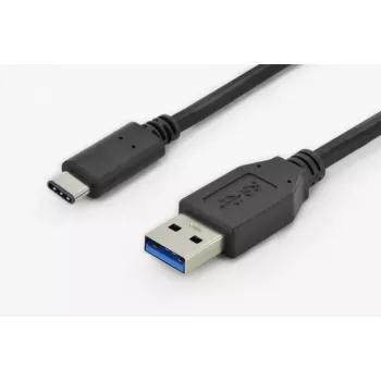 Cavo USB Digitus DK-300136-010-S USB 2.0 1 m USB C USB A nero