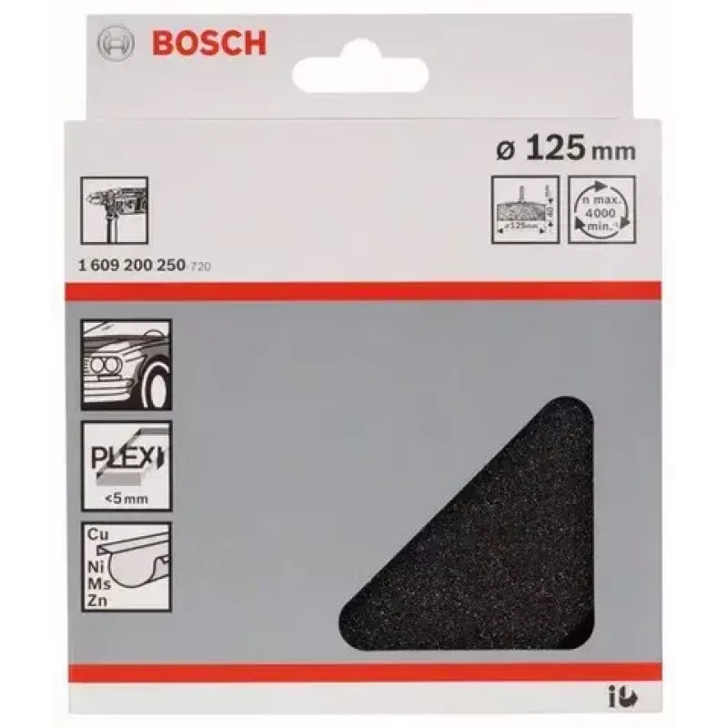 Bosch 1 609 200 250 accessorio lucidatura per utensile rotativo disco lucidante