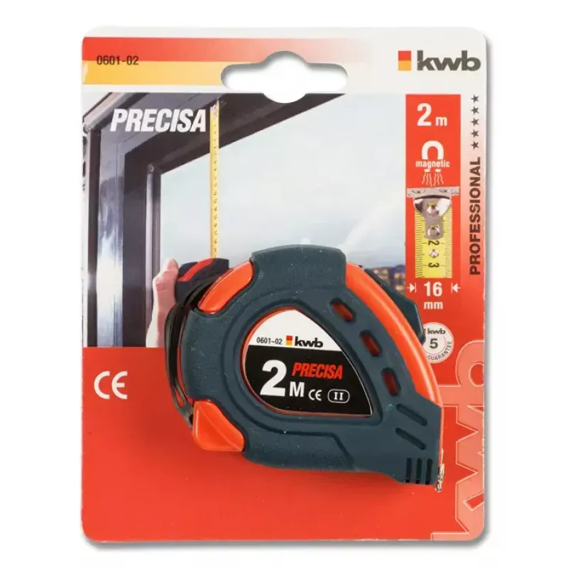 Flessometro KWB 060102 2m ABS acciaio multi