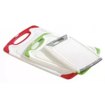 Tagliere Esmeyer STAR rettangolare plastica verde grigio rosso bianco