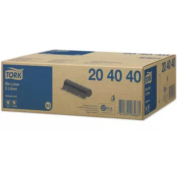Sacchetti per rifiuti Tork 204040 5 L nero