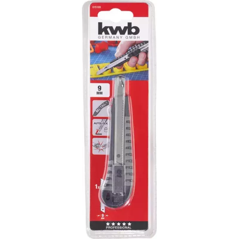 Cutter KWB 015125 nero con lama a spezzare