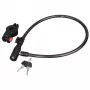 Hama 00178109 lucchetto per bicicletta nero 650 mm lucchetto a cavo