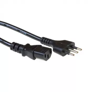 Cavo di alimentazione ACT Powercord connettore maschio italiano - C13 nero 2,5 m
