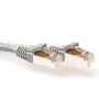ACT Cavo patch SFTP CAT6A grigio da 3 metri con protezione del nasello e connettori RJ45