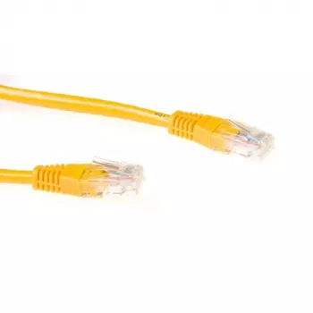 ACT Cavo patch U/UTP CAT6A giallo da 2 metri con connettori RJ45