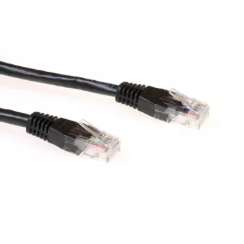 ACT Cavo patch U/UTP CAT6A nero da 2 metri con connettori RJ45