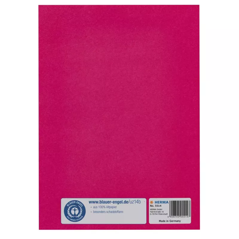 Copertina per riviste/libri HERMA 5514 rosa