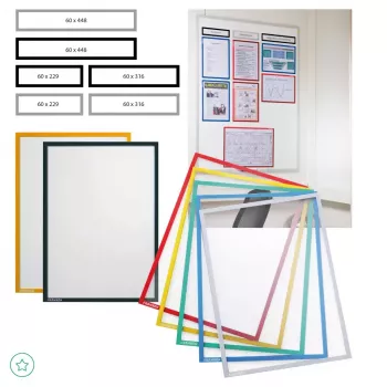 Cornice magnetica A4 rossa Franken ITH4M/10 01