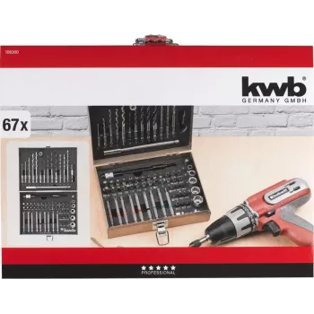 kwb 106300 Set di inserti, 67 pz