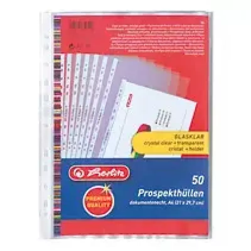 Buste trasparenti Herlitz 05850508 A4