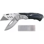 Coltello multiuso KWB 016910 coltello a lama bloccabile nero Drop-Point