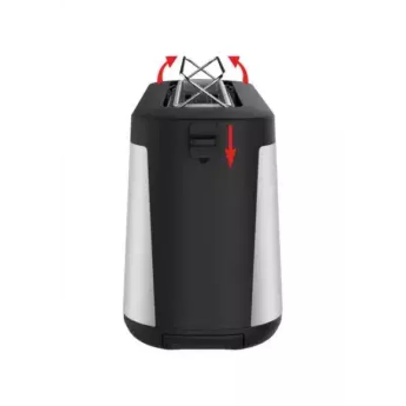 Tostapane Tefal TL4308 2 fette 1000 W nero acciaio inox