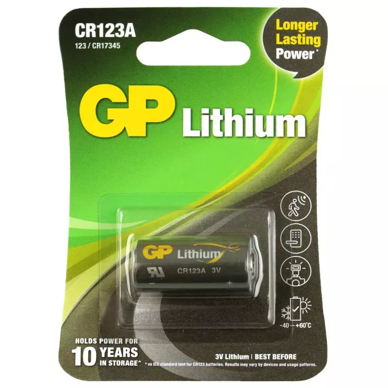 Batteria usa e getta GP Batteries 070CR123AEC1