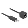 Cavo di collegamento seriale DeLOCK 64164 USB 2.0 Type-A a RS-232 RJ45 1 m nero