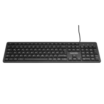 eSTUFF GLB211402 tastiera ufficio USB QWERTZ tedesco nero