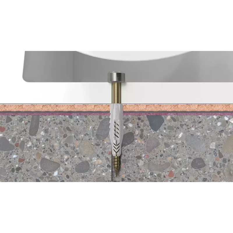 Set viti e tasselli Fischer 83628 adatto per mattone, calcestruzzo