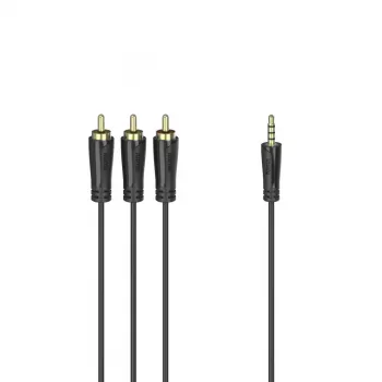 Cavo audio Hama 00205154 1,5 m 3,5 mm 3 x RCA nero