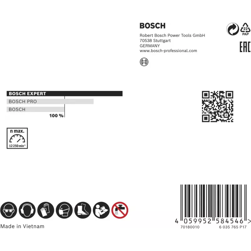 Bosch 2 608 901 391 utensile rotante disco da taglio/abrasivo