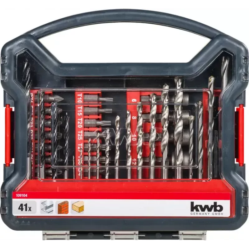 Set di bit per cacciavite KWB 109104 41 pz. Phillips Pozidriv Torx