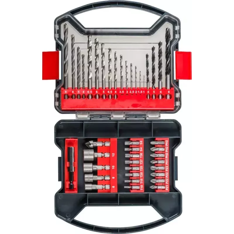 Set di bit per cacciavite KWB 109104 41 pz. Phillips Pozidriv Torx