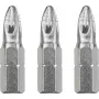 KWB 121102 inserto Pozidriv PZ2, acciaio, 3 pz.