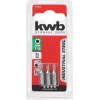 Inserti per cacciavite KWB 121215 3 pz. Torx T15 25 mm esagonale