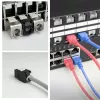 ACT Keystone Jack RJ45 CAT6 non schermato senza attrezzi con Shutter, nero